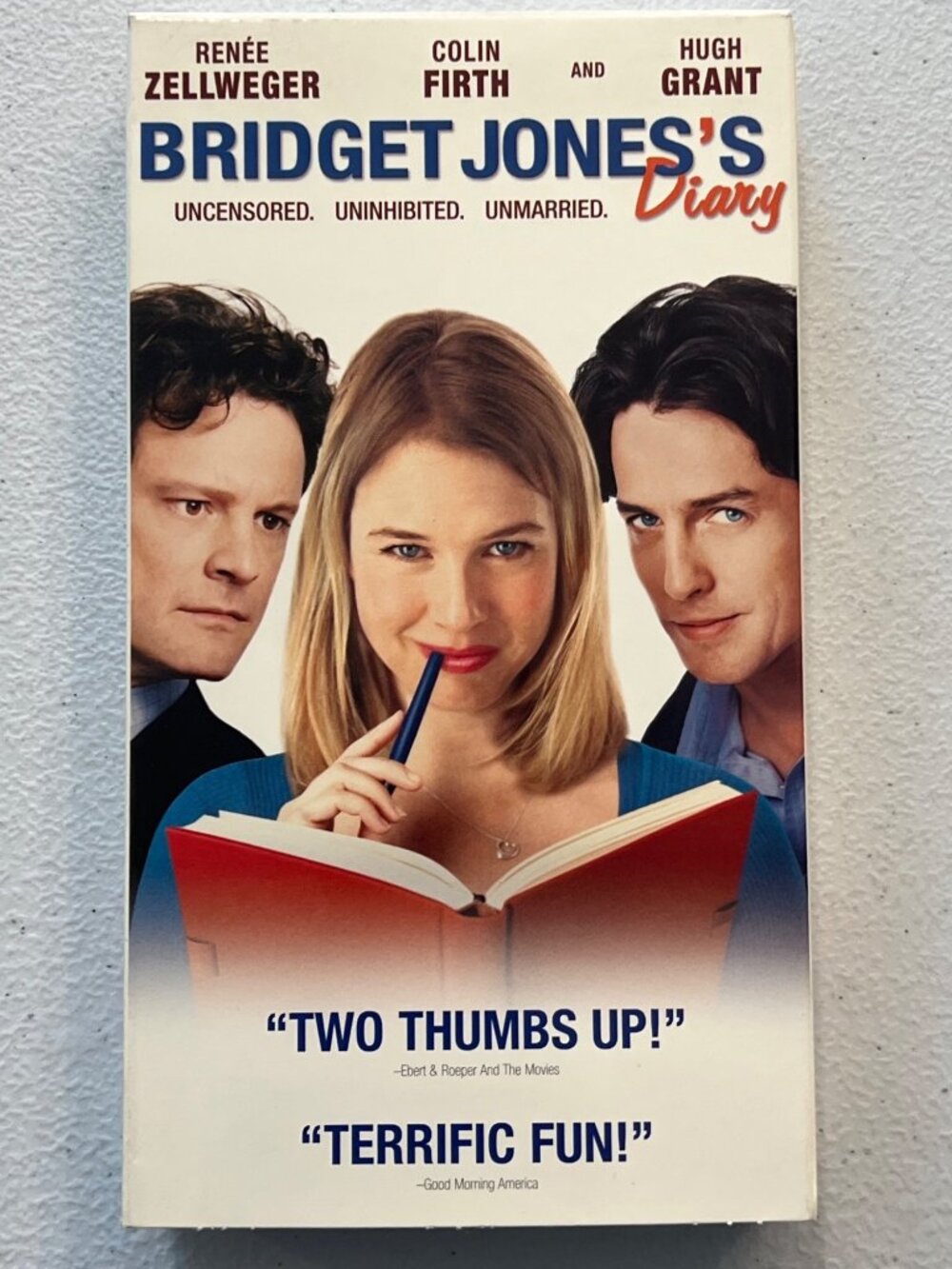 Bridget Joness Diary 2001 VHS Romantic Comedy Movie Colin Firth Pre-Owned